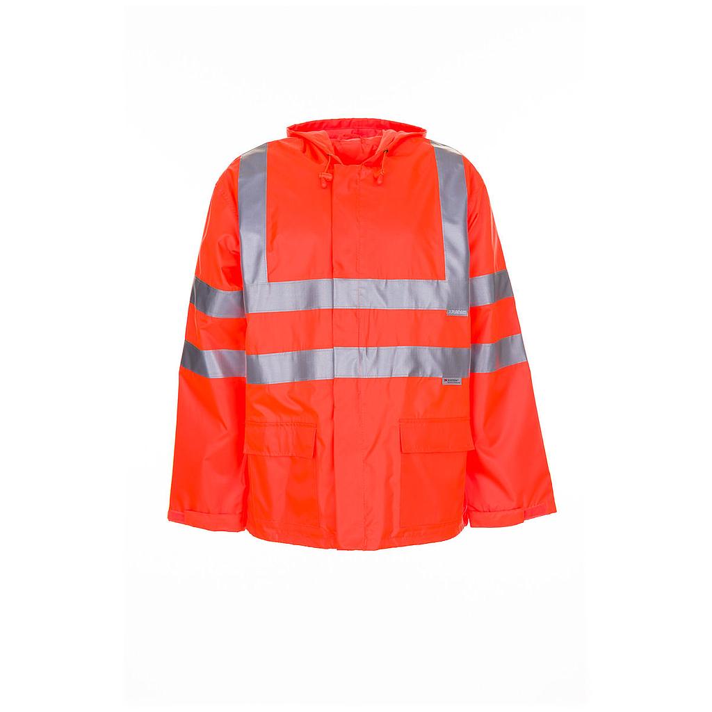 Planam Warnschutz Regenjacke uni orange