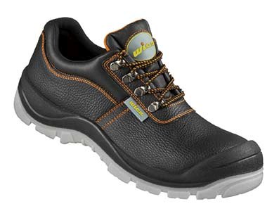 Halbschuh S3 Ragusa ÜK schwarz, orange abgesetzt W11
