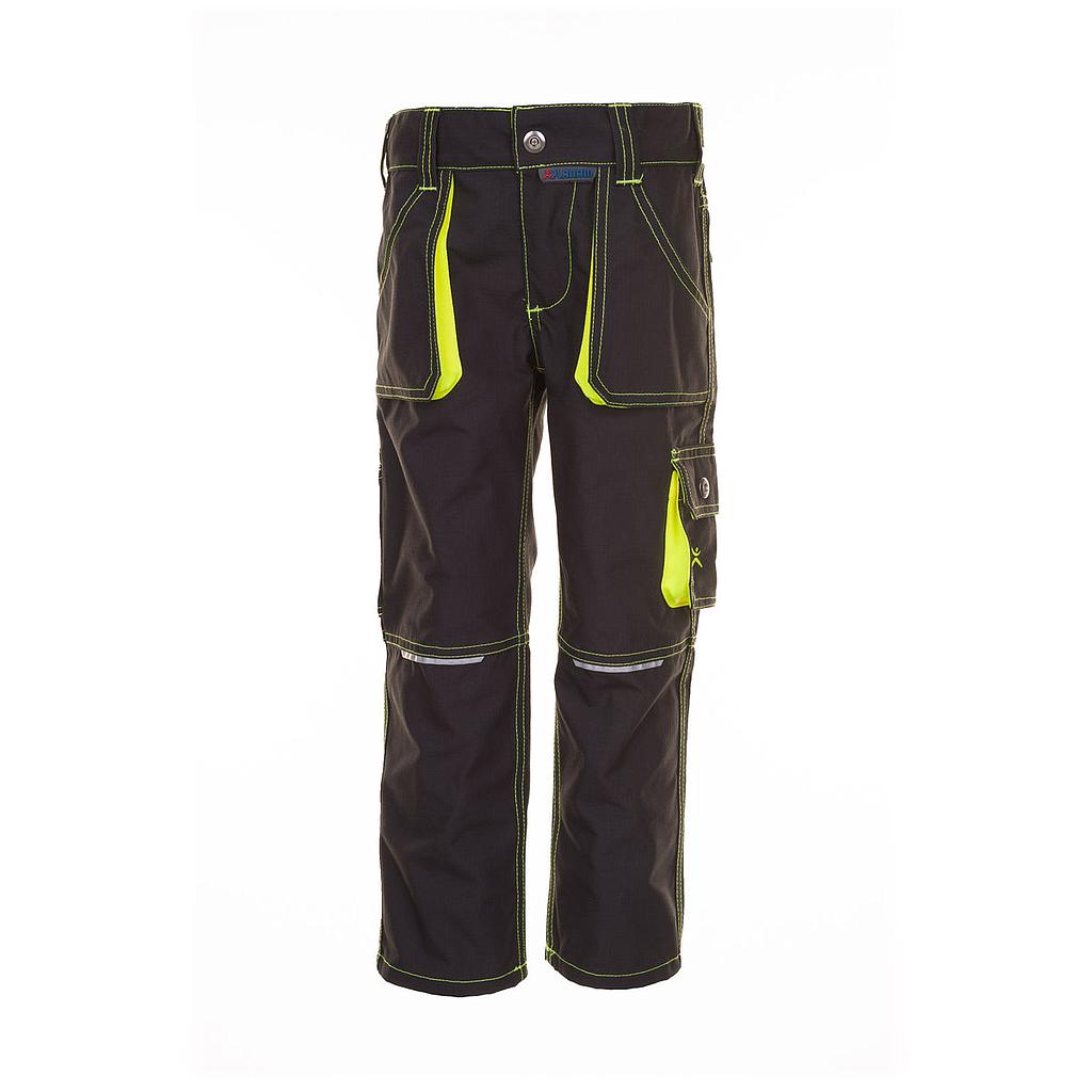 Planam Junior Bundhose anthrazit/gelb