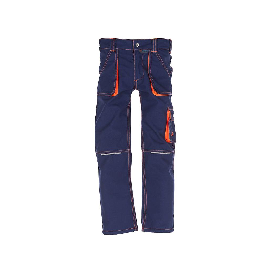 Planam Junior Bundhose marine/orange