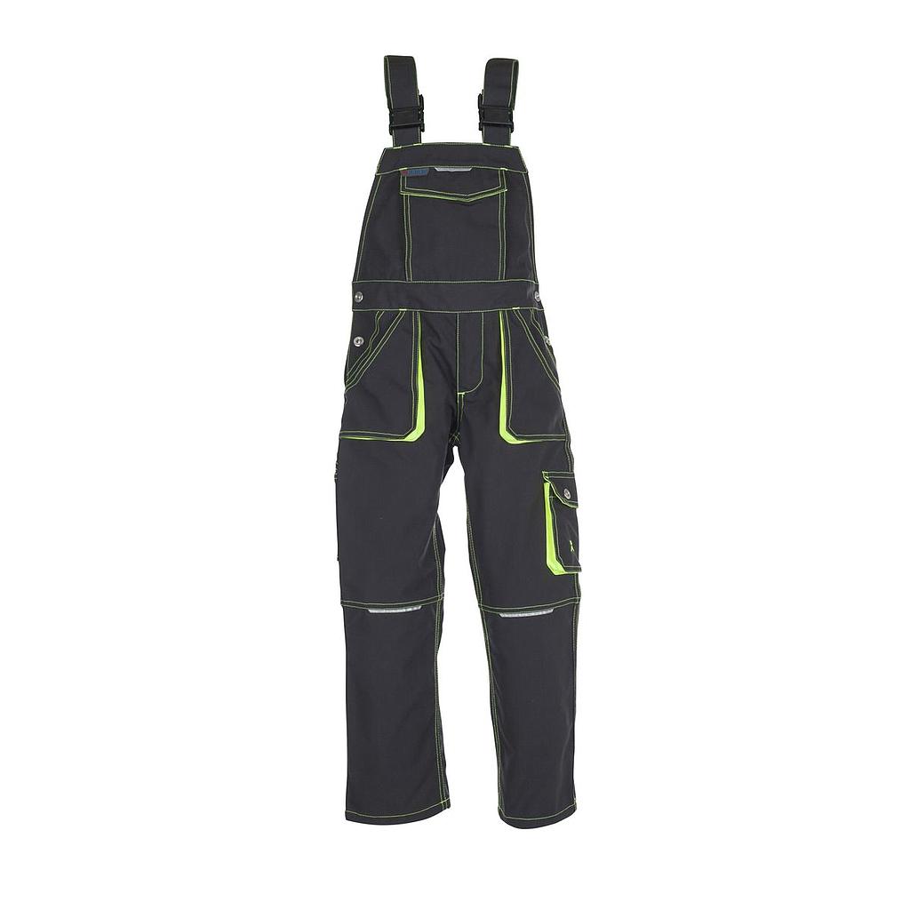 Planam Junior Latzhose anthrazit/gelb
