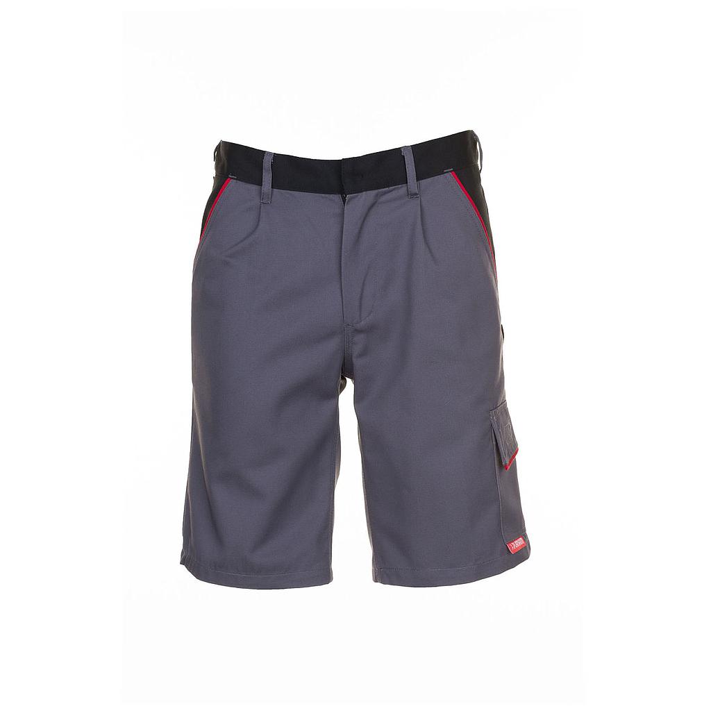 Planam Highline Shorts schiefer/schwarz/rot