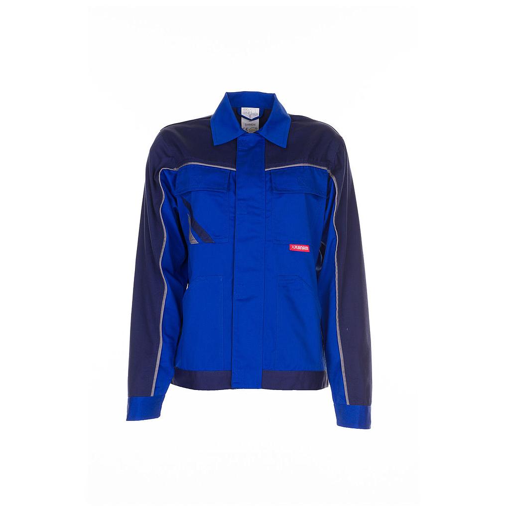 Planam Highline Damen Bundjacke kornblumenblau/marine/zink
