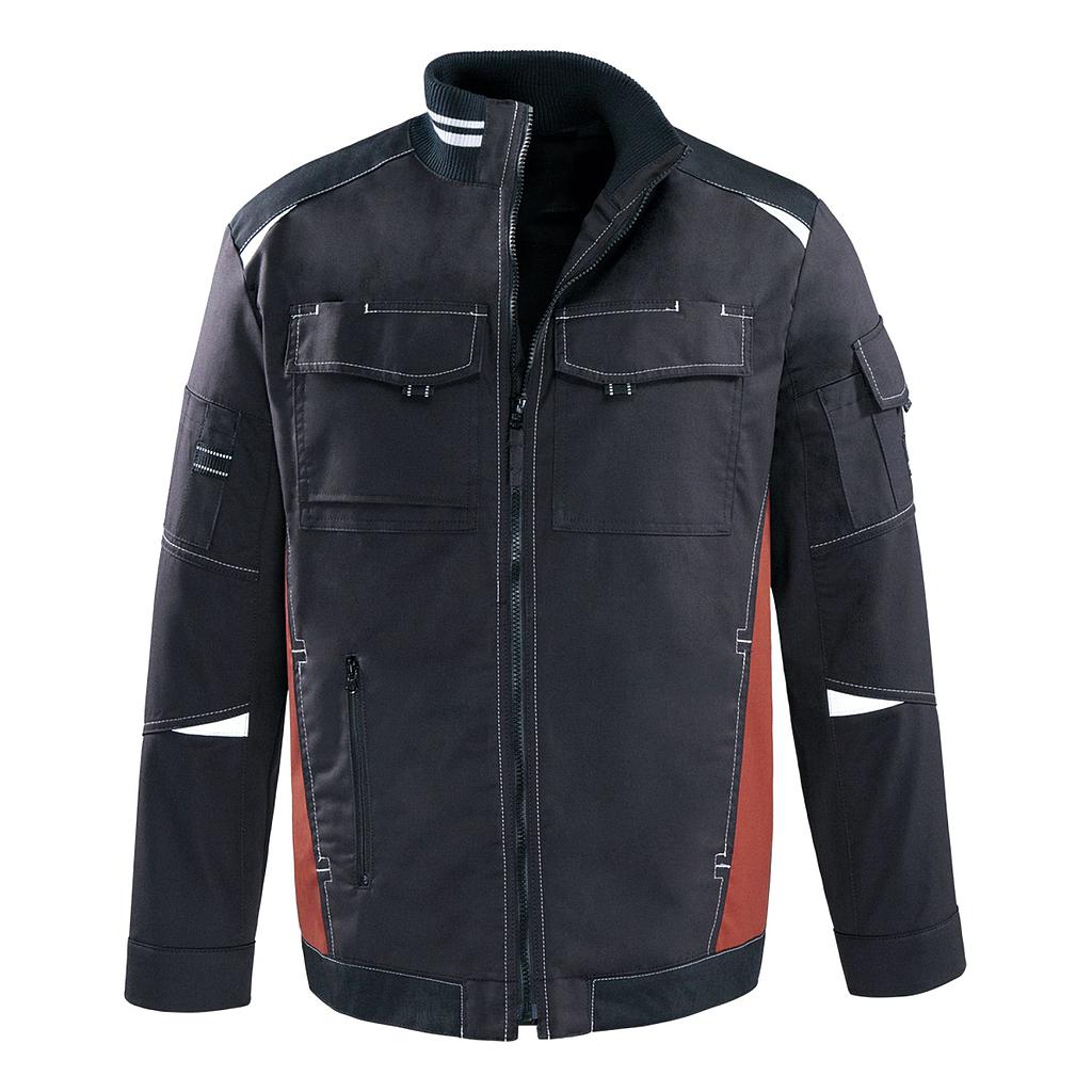 Rofa Active Jacke dunkel anthrazit/rostrot