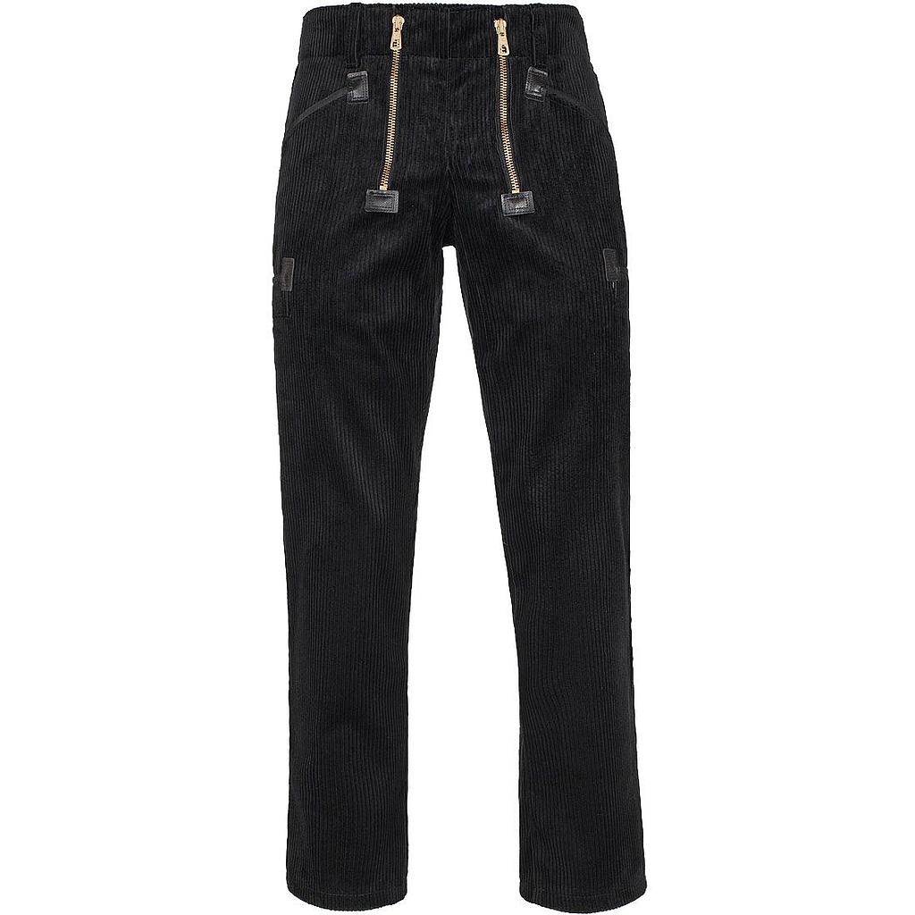 Zunft Classic Trenkercord Zunfthose Rhein Normale Fußweite schwarz