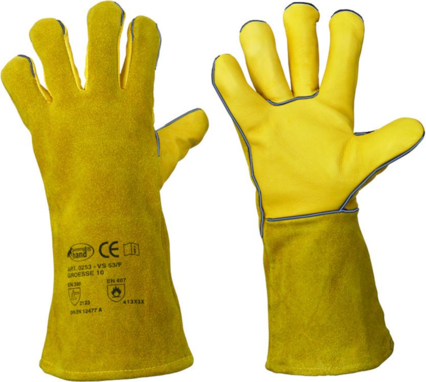 STRONGHAND® Handschuh Leder kombiniert Vs 53 F Gr. 10,5