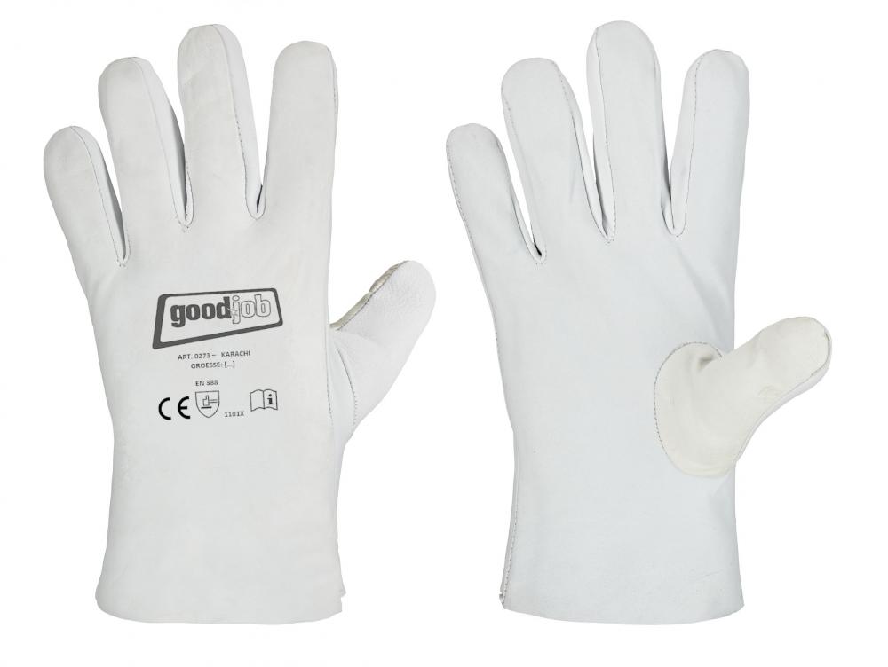 GOODJOB® Vollnappaleder-Handschuh Karachi natur 