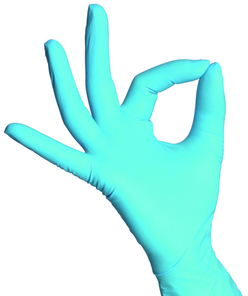 Nitril-Einwege-Handschuh STRONGHAND® Kowloon blau, puderfrei