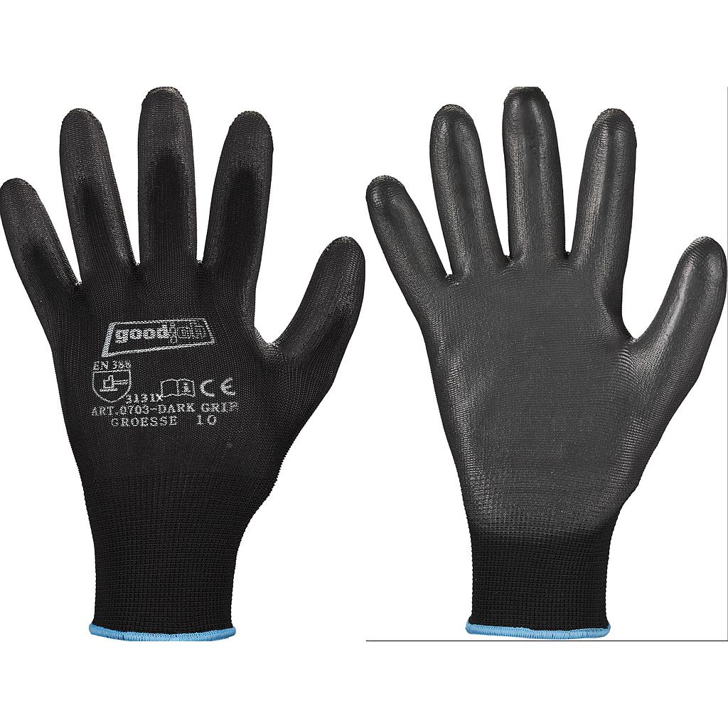 GOODJOB Handschuh PU-Handschuhe Dark Grip