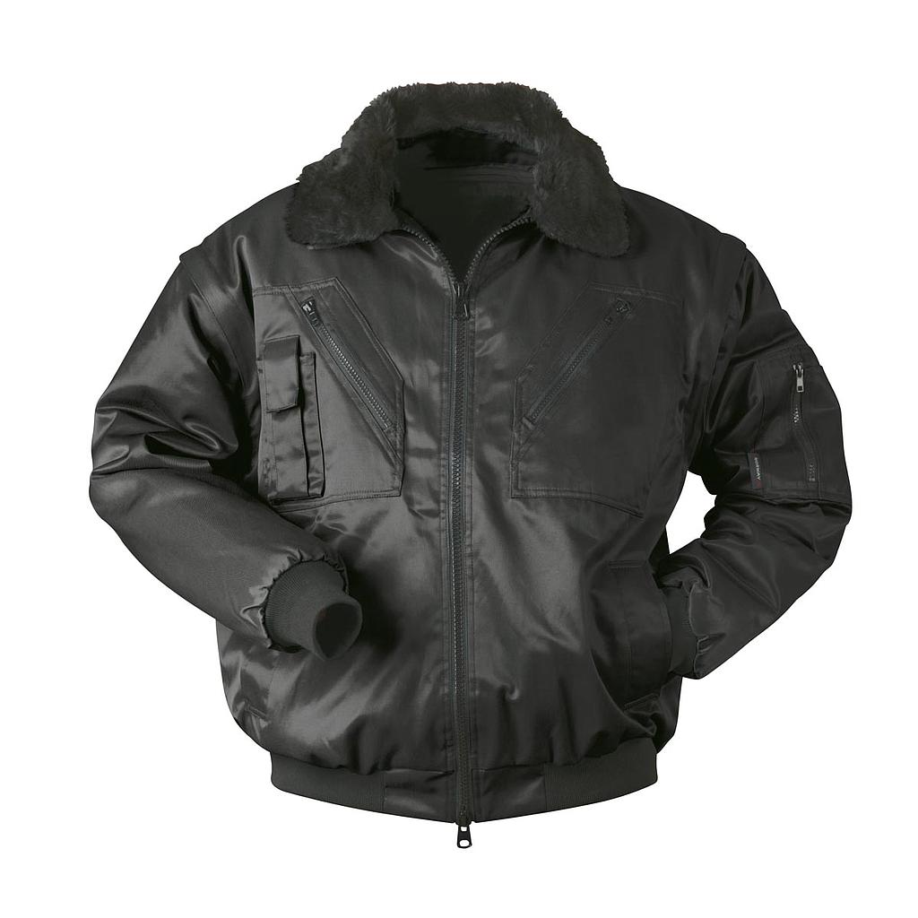 Pilotjacke 4 in 1 schwarz