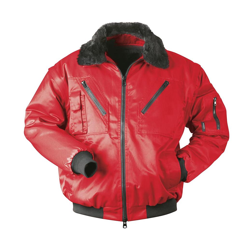 Pilotjacke 4 in 1 rot