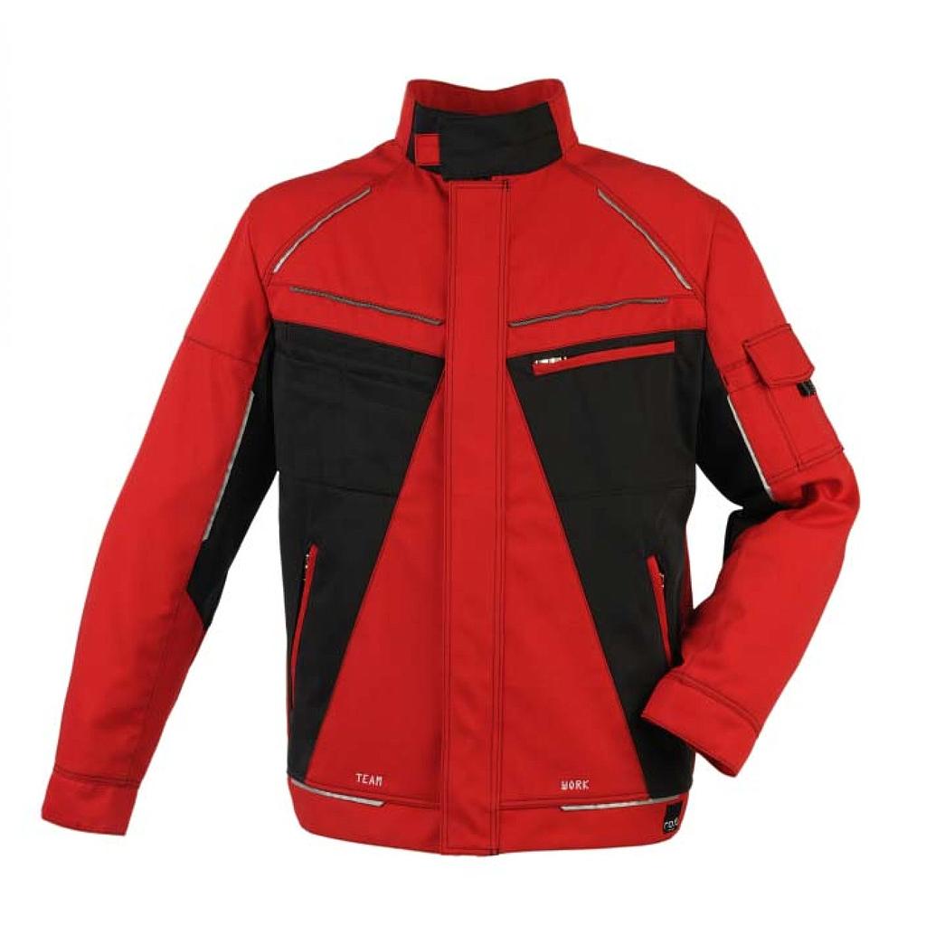 (Auslaufmodell) Bikerjacke 1966 Teamwork rot/anthrazit