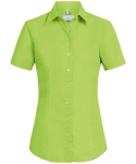 Damen Bluse Kurzarm BASIC Regular Fit apfelgrün 