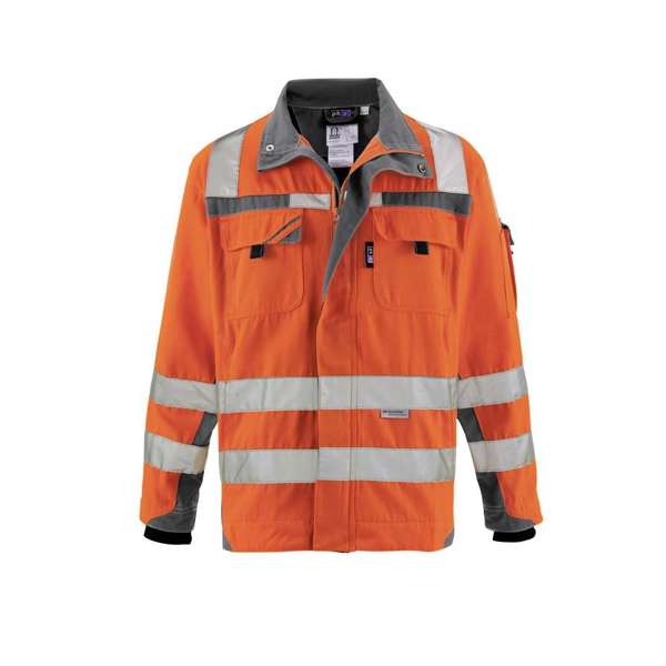 pka Klöcker Warnschutz Blousonjacke orange-grau