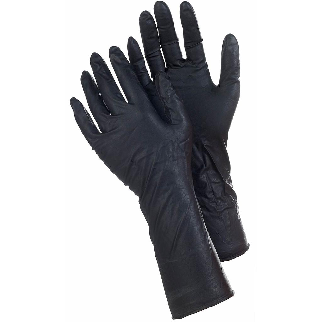 TEGERA 849 Nitril Einweghandschuh  besonders robust schwarz 1 Box = 50 Stück