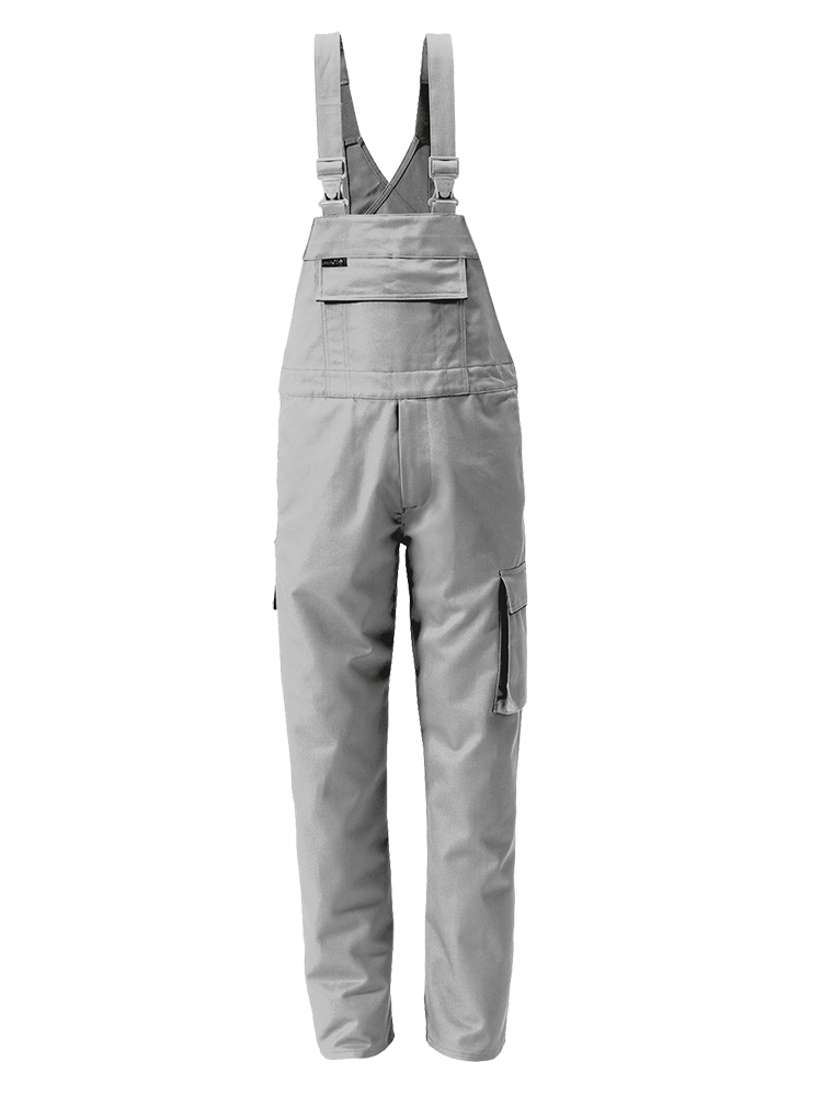 Proban Lichtbogengeprüft Latzhose Trend Image hellgrau