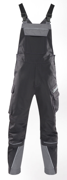 Proban Pro-Line Latzhose zweifarbig dunkel anthrazit/grau