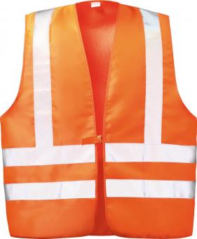 Warnschutz Polyester Weste Wilfried fluoreszierend orange