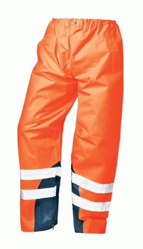 SAFESTYLE® Warnschutz Regenbundhose Matula orange/marine