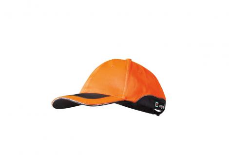 Warnschutz Cap Roman orange/grau