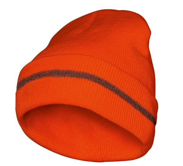 Kopfschutz Mütze Rudi fluoreszierend orange