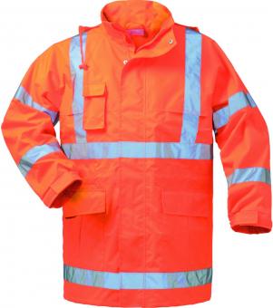 SAFESTYLE® Warnschutz Regenjacke mit Kapuze Nils orange