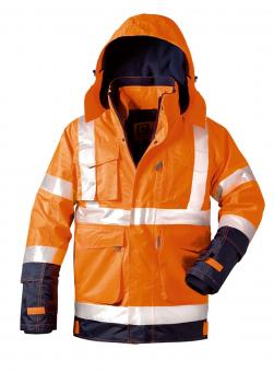 elysee® Warnschutz 3 in 1 Parka Philipp orange/marine