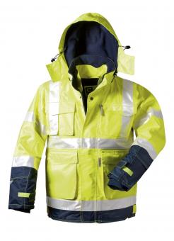 elysee® Warnschutz 3 in 1 Jacke Benjamin gelb/marine