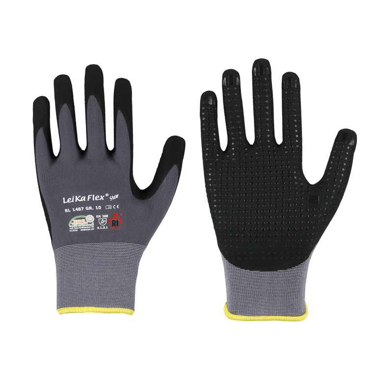 $$ Handschuh Feinstrick, schwarz