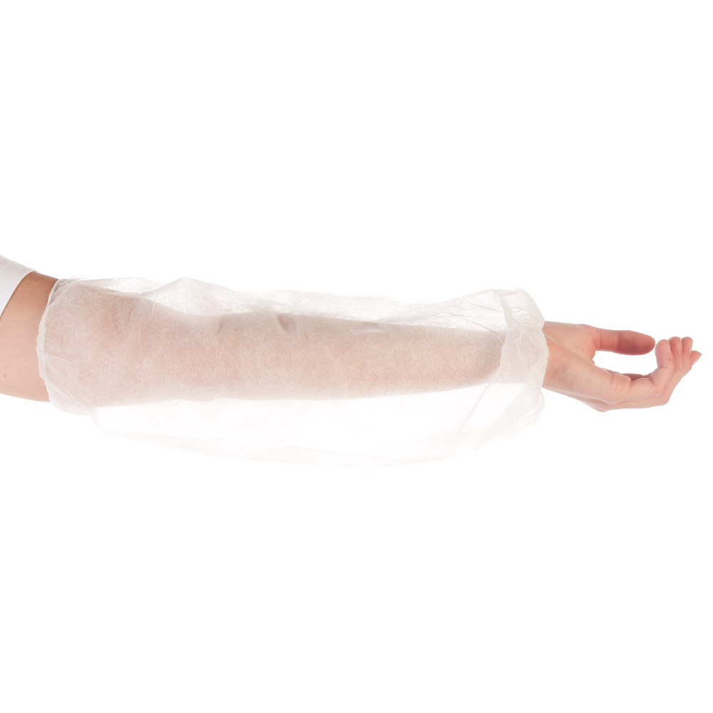 Einweg PP Ärmel 45cm (5x100) weiß