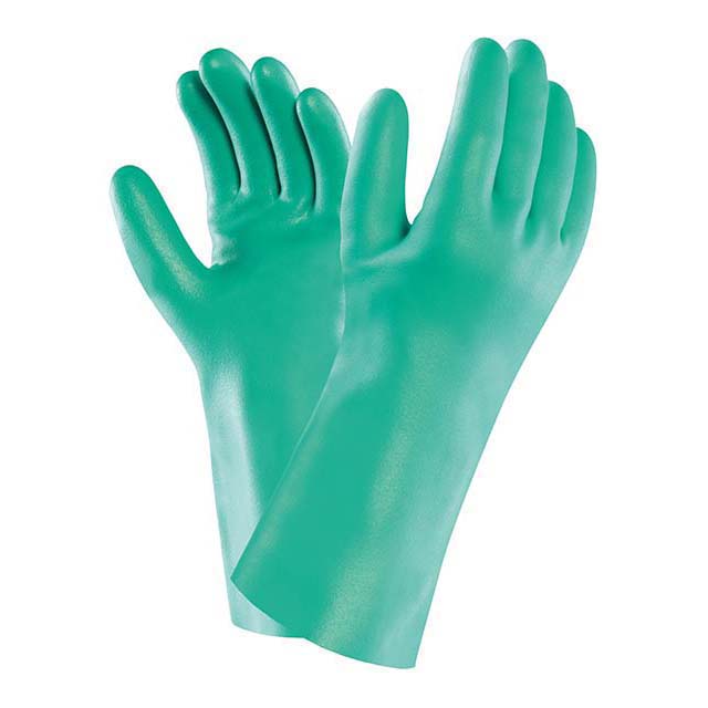 $$ Ansell Nitril Handschuhe Solvex®  grün Stärke 0,38 mm