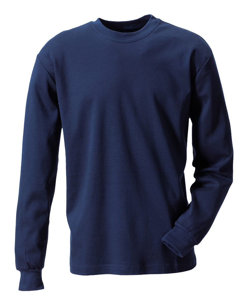 Flamm- und Hitzeschutz T-Shirt langarm marine