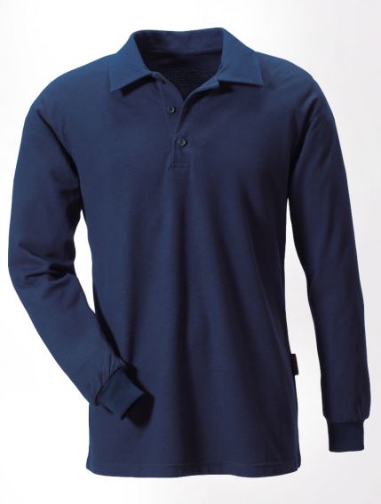 Flamm- und Hitzeschutz Polo-Shirt marine