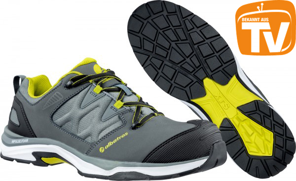 albatros® Halbschuh Ultratrail Grey ESD Low S3 ESD HRO SRC