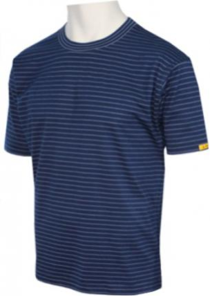 ESD T-Shirt CONDUCTEX® COTTON KNIT navy