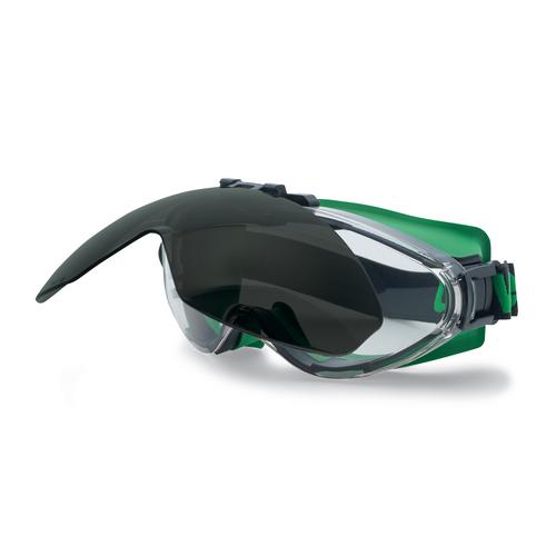 Schweißerschutzbrille, uvex ultrasonic flip-up, supravision excellence mit hochklappbarem und leicht austauschbaren Filter