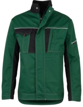 Bundjacke Inflame flaschengrün/schwarz
