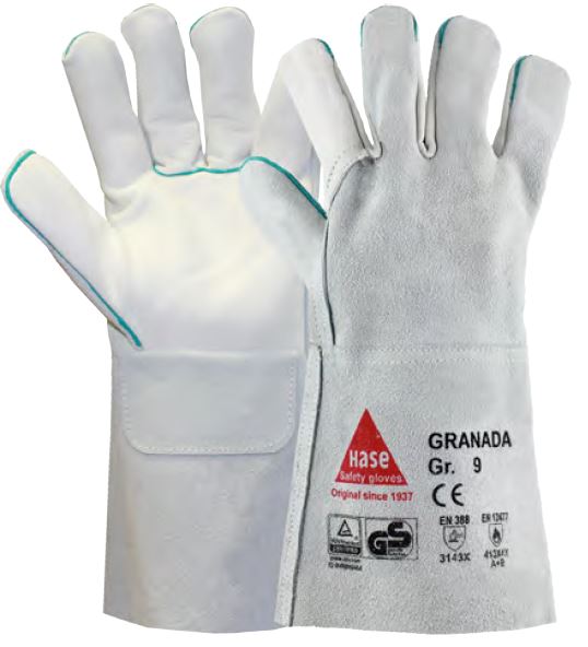 Hase vRindspaltleder Schweißerhandschuh Granada Kat:II