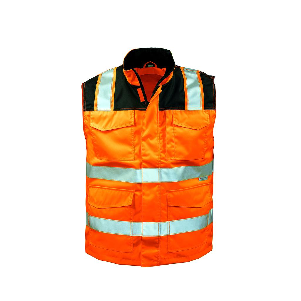 Warnschutzweste MIRKO fluoreszierend orange/schwarz