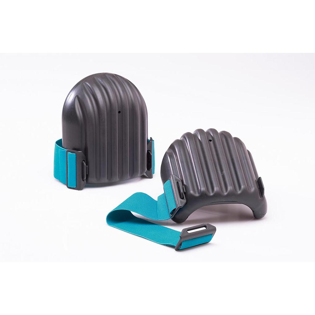 Knieschoner Schalenform mit Befestigungsschlaufen