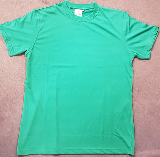 Moose Herren COOLMAX® Shirt 1/2 Arm Rundhals (Pantone 334) grün - Verkauf solange der Vorrat reicht!