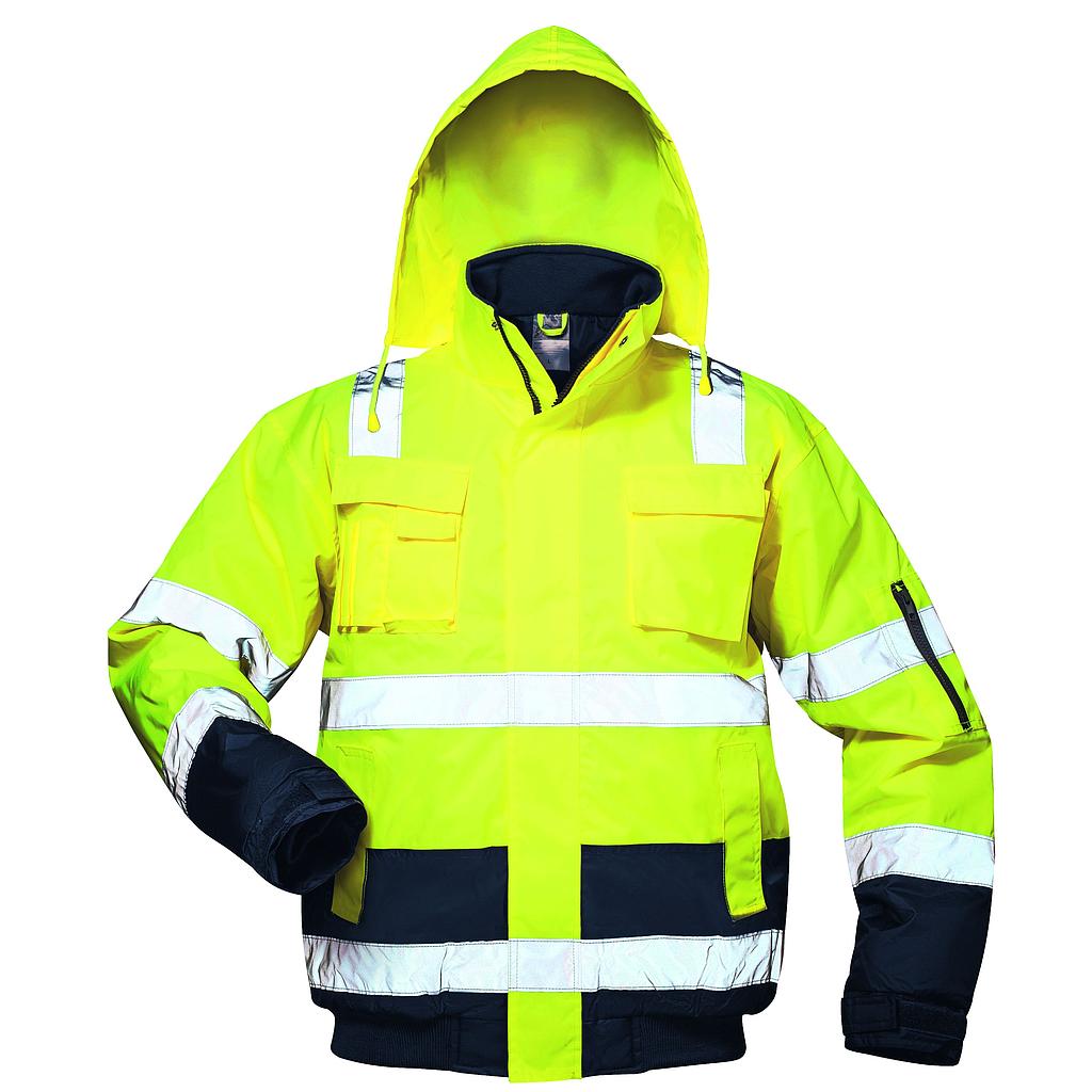 SAFESTYLE® Warnschutz Pilotjacke gelb/marine