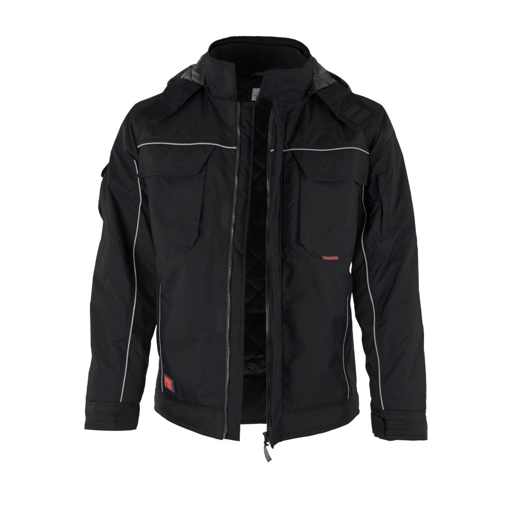 Qualitex Pro Winter Winterjacke schwarz