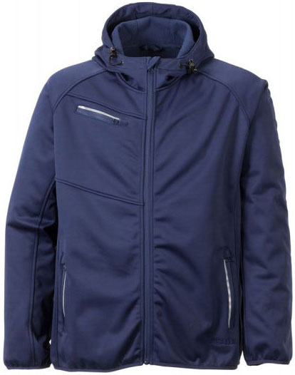 Planam Outdoor Fog Softshelljacke marine