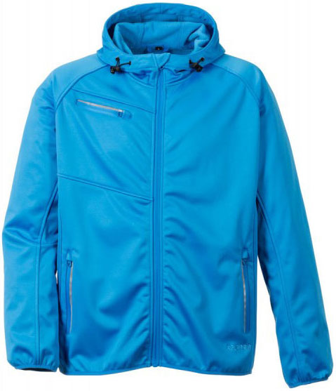 Planam Outdoor Fog Softshelljacke blau