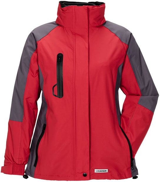 Planam Outdoor Shape Damen Jacke rot/grau
