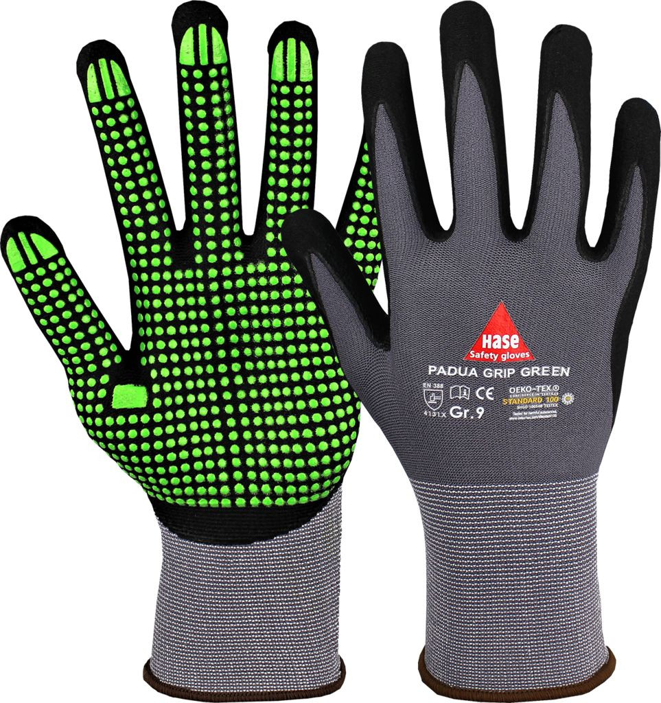 Hase Handschuhe PADUA GRIP GREEN