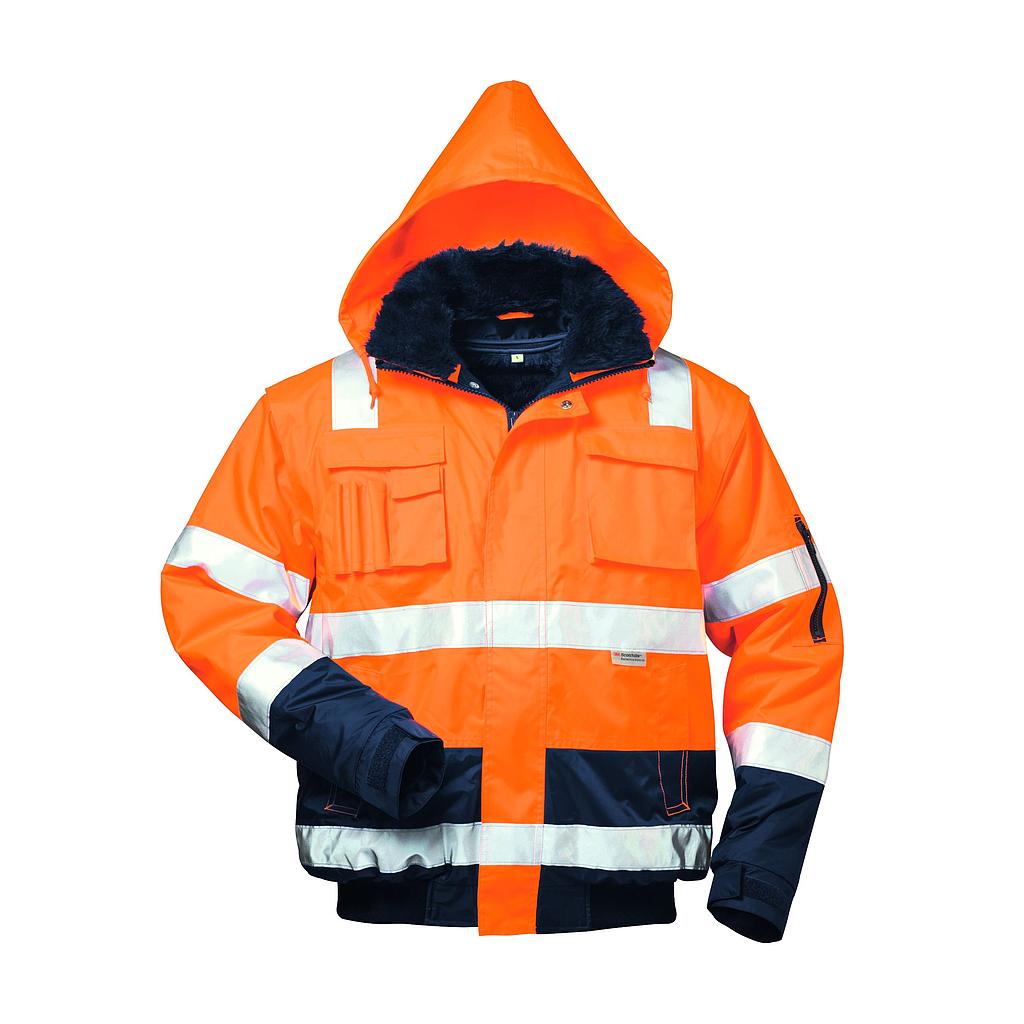 elysee® Warnschutz Pilotjacke 4 in 1 Oliver orange/marine