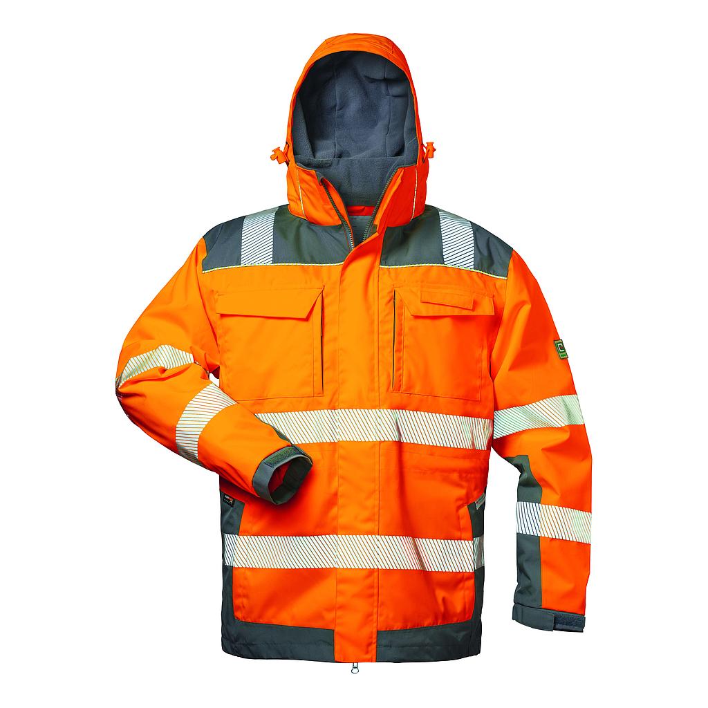 elysee® Warnschutzjacke 2 in 1 NIKLAS orange/grau 