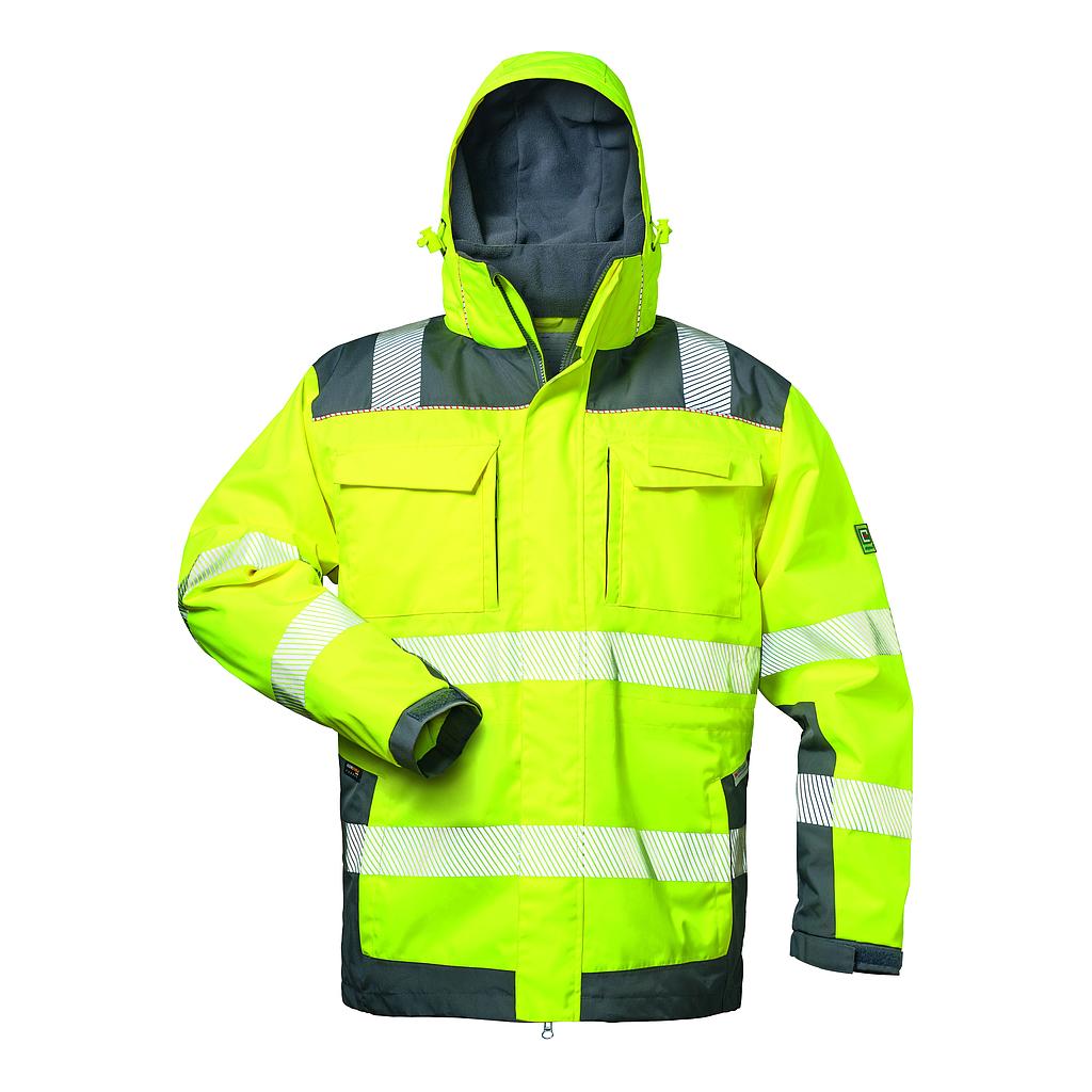 elysee® Warnschutzjacke 2 in 1 RUFUS gelb/grau